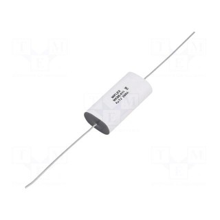 Capacitor: polyester | 4.7uF | 250VDC | ±5% | 12x19x39.5mm | -55÷100°C