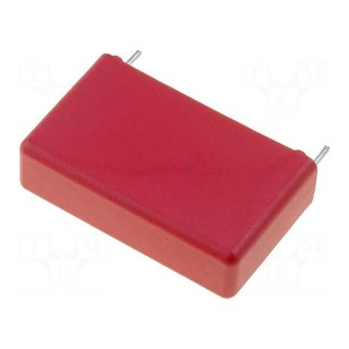 Capacitor: polyester | 4.7uF | 63VAC | 100VDC | Pitch: 27.5mm | ±10%