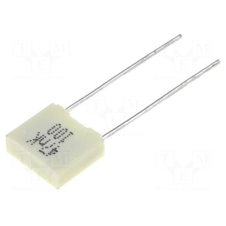 Capacitor: polyester | 47nF | 63VAC | 100VDC | 5mm | ±10% | 2.5x6.5x7.2mm