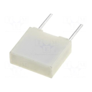 Capacitor: polyester | 47nF | 63VAC | 100VDC | Pitch: 5mm | ±10%