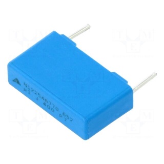 Capacitor: polypropylene | 100nF | 5x10.5x18mm | THT | ±5% | 15mm