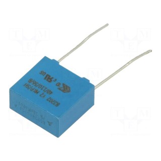 Capacitor: polypropylene | Capacitor: Y2 | 10nF | 13x12x6mm | THT | ±20%