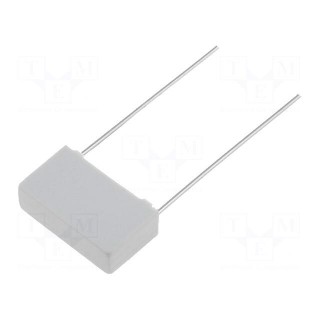 Capacitor: polypropylene | Y2 | 10nF | 18x10.5x5.5mm | THT | ±20% | 15mm