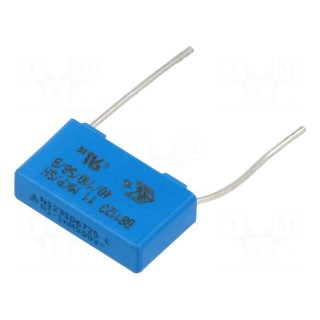 Capacitor: polypropylene | Capacitor: Y1 | 1nF | 18x10.5x5mm | THT