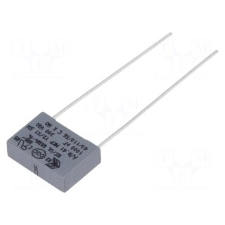 Capacitor: polypropylene | Y2 | R41 | 1nF | 13x4x9mm | THT | ±20% | 10mm