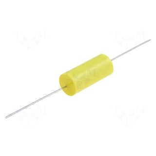 Capacitor: polypropylene | 1uF | ±5% | Ø12x26mm | Leads dim: Ø0.8x35mm