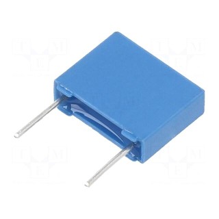 Capacitor: polyester | 0.1uF | 160VAC | 250VDC | 10mm | ±10% | 13x7x4mm