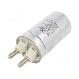 Capacitor: polypropylene | 220uF | Leads: M10 screws | ESR: 2.1mΩ