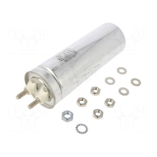 Capacitor: polypropylene | 300uF | Leads: M10 screws | ESR: 1.6mΩ