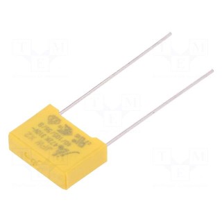 Capacitor: polypropylene | suppression capacitor,X2 | 4.7nF | THT