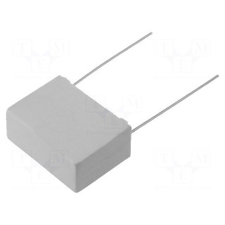 Capacitor: polypropylene | X2 | 470nF | 22.5mm | ±10% | Mounting: THT