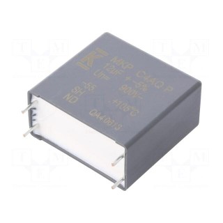 Capacitor: polypropylene | DC-Link | 12uF | ESR: 6.9mΩ | THT | ±5% | 14.4A