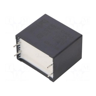 Capacitor: polypropylene | DC-Link | 8uF | ESR: 6.7mΩ | THT | ±5% | 14.6A