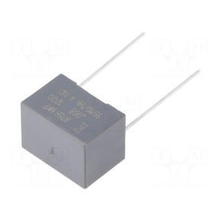 Capacitor: polypropylene | R75 | 68nF | 18x13x12mm | THT | ±5% | 15mm