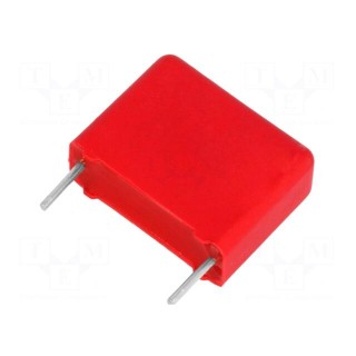 Capacitor: polypropylene | Y2 | 2.2nF | 4x9.5x13mm | THT | ±10% | 10mm