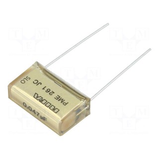 Capacitor: paper | 47nF | 500VAC | Pitch: 20.3mm | ±10% | THT | 1000VDC