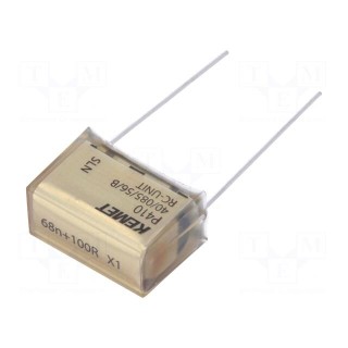 Capacitor: paper | X1 | 68nF | 300VAC | 20.3mm | ±20% | THT | Series: P410