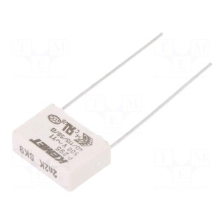Capacitor: paper | Y1 | 2.2nF | 500VAC | 15mm | ±10% | THT | P295 | 1500VDC