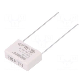 Capacitor: paper | Y1 | 2.2nF | 500VAC | 15mm | ±20% | THT | P295 | 1500VDC