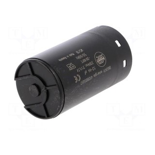 Kondensators: elektrolītiskais | 64uF | Ø45,5x84mm | ±10% | M8 skrūve | 330 VAC