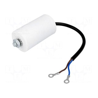 Capacitor: motors, run | 20uF | 450V | Ø40x70mm | -25÷70°C | ±5% | 3000h