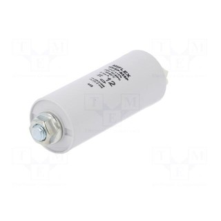 Capacitor: for discharge lamp | 12uF | 250VAC | ±10% | Ø30x83mm | 6