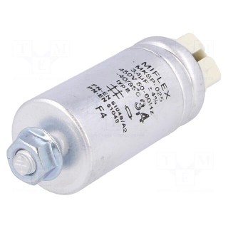 Capacitor: for discharge lamp | 3.4uF | 450VAC | ±4% | Ø31x62mm