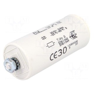 Capacitor: for discharge lamp | 35uF | 250VAC | ±10% | C3B