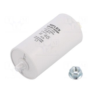Capacitor: for discharge lamp | 45uF | 250VAC | ±10% | Ø45x95mm | V: 6