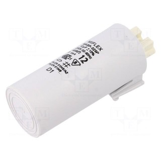 Capacitor: for discharge lamp | 7uF | 250VAC | ±10% | Ø30x70mm | 7
