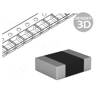 Inductor: wire | SMD | 1210 | 0.33uH | 450mA | 400mΩ | Q: 30 | ftest: 25.2MHz