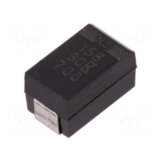 Capacitor: tantalum-polymer | 15uF | 63VDC | Case: X | 2917 | ESR: 150mΩ