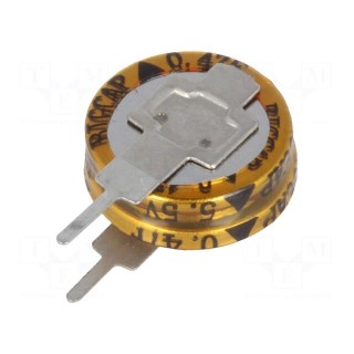 Capacitor: electrolytic | backup capacitor,supercapacitor | THT