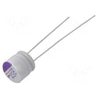 Capacitor: polymer | 100uF | 16VDC | SEPC | THT | ±20% | -55÷105°C | OS-CON