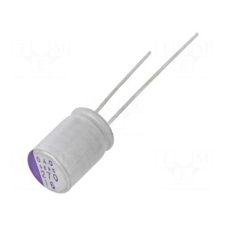 Capacitor: polymer | 270uF | 16VDC | SEPC | THT | ±20% | -55÷105°C | OS-CON