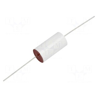 Capacitor: polypropylene | 1.8nF | Leads: axial | ESR: 4.42Ω | THT | ±10%