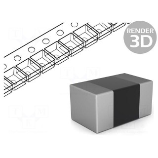 Inductor: thin film | SMD | 0402 | 18nH | 100mA | 2.15Ω | Q: 13 | ±1%