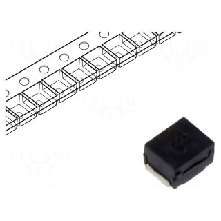 Inductor: ferrite | SMD | 1210 | 2.2uH | 270mA | 0.75Ω | Q: 25 | 125MHz | ±10%