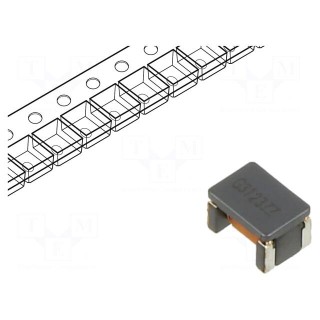 Inductor: common mode | SMD | 51uH | 200mA | 1000mΩ | -30÷50% | 50VAC