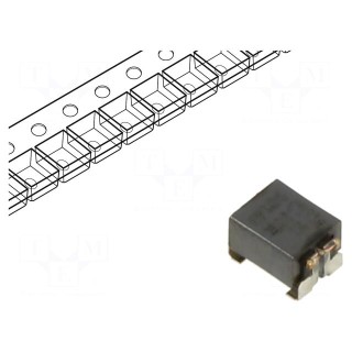 Inductor: common mode | SMD | 51uH | 250mA | 550mΩ | -30÷50% | 42VAC