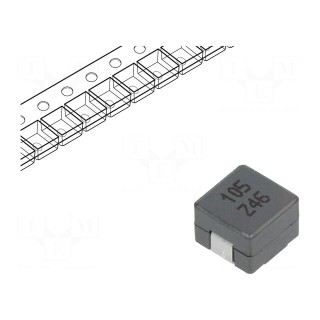 Inductor: wire | 105nH | Ioper: 36A | 0.32mΩ | 100kHz | -40÷125°C | ±20%