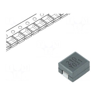 Inductor: wire | 210nH | Ioper: 50A | 0.29mΩ | 100kHz | -40÷125°C | ±10%