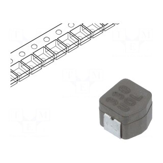 Inductor: wire | SMD | 3126 | 33uH | Ioper: 2.6A | 140mΩ | -55÷155°C | ±20%