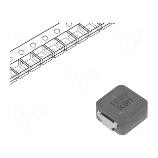 Inductor: wire | SMD | 4539 | 10uH | Ioper: 7.1A | 25mΩ | -55÷155°C | ±20%