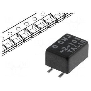 Inductor: wire | SMD | 500mA | 260mΩ | Induct.of indiv.wind: 100uH