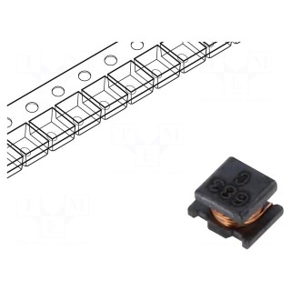 Inductor: wire | SMD | 68uH | 200mA | 2.55Ω | -40÷85°C | ±10% | 8200