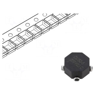 Inductor: common mode | SMD | 217uH | 2.85A | 13.97x13.97x6mm | 20mΩ