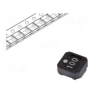 Inductor: ferrite | SMD | 10uH | 1.22A | 185mΩ | ±20% | Series: VLCF