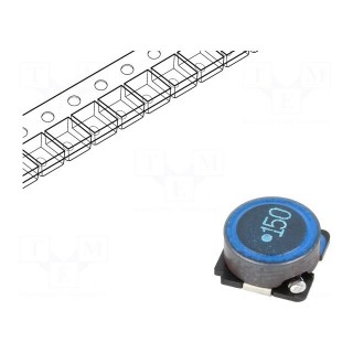 Inductor: ferrite | SMD | 15uH | 2.4A | 56.6mΩ | ±20% | Series: SLF