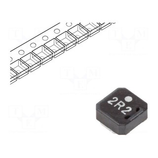 Inductor: ferrite | SMD | 2.2uH | 2.19A | 54mΩ | ±30% | Series: VLCF